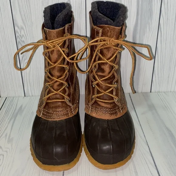 Vintage LL Bean Wool Lined Bean Boots - Picture 4 of 8